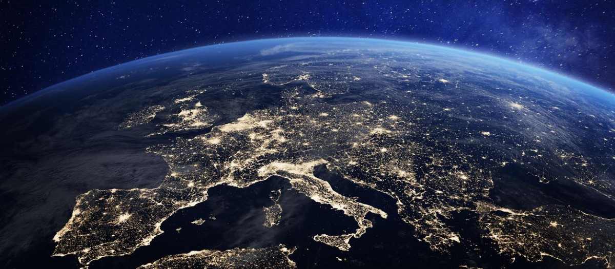 Imagen de Europa desde el espacio