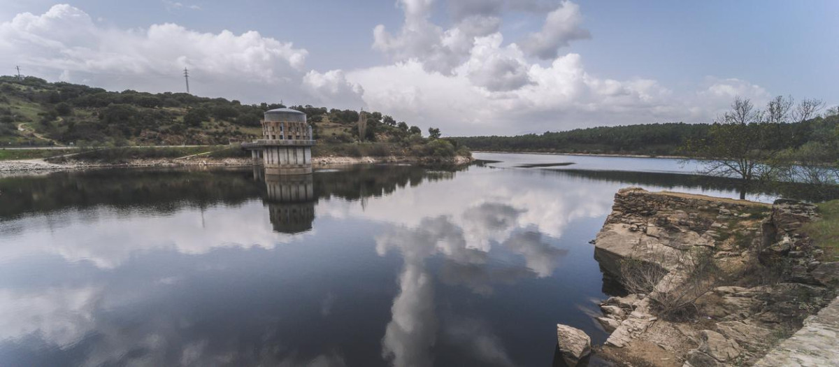 Embalse del Villar, en la Comunidad de Madrid.