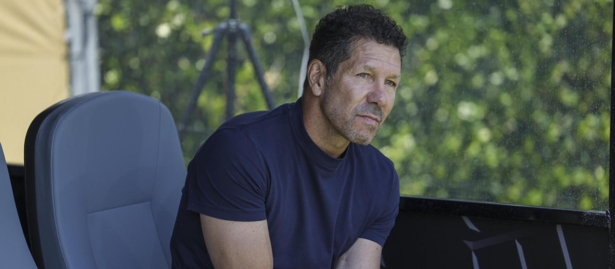 El Cholo Simeone, durante el Mundial de Clubes