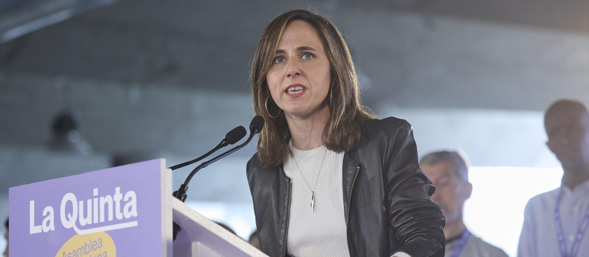 La secretaria general de Podemos y diputada, Ione Belarra