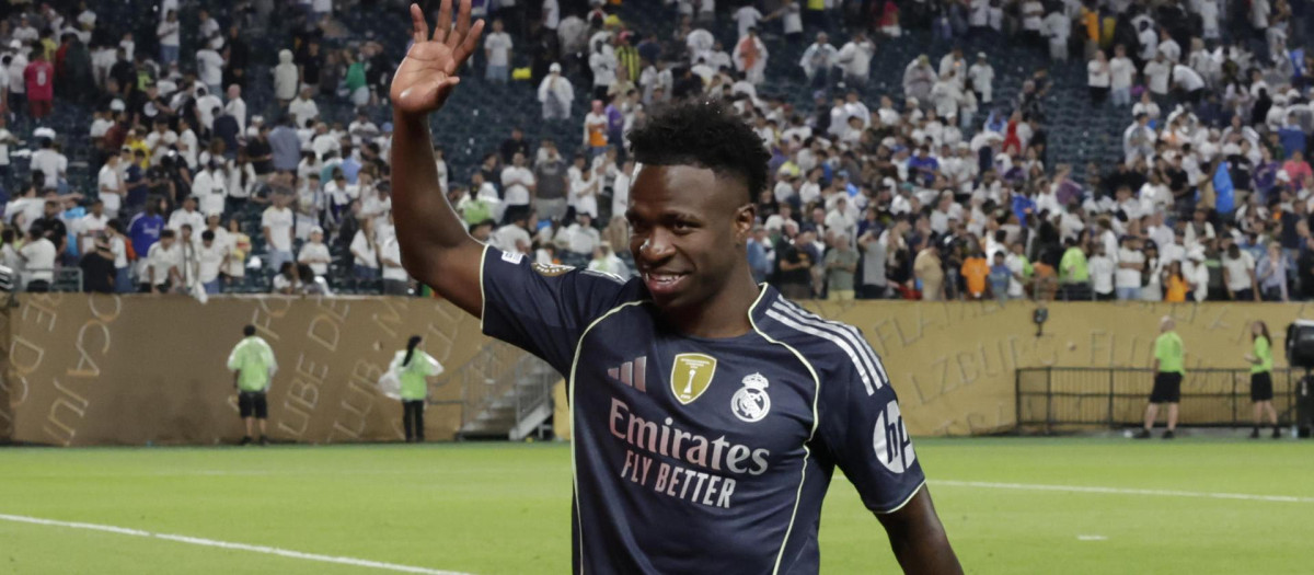 Vinicius Jr., en el tercer partido del Real Madrid en el Mundial de Clubes