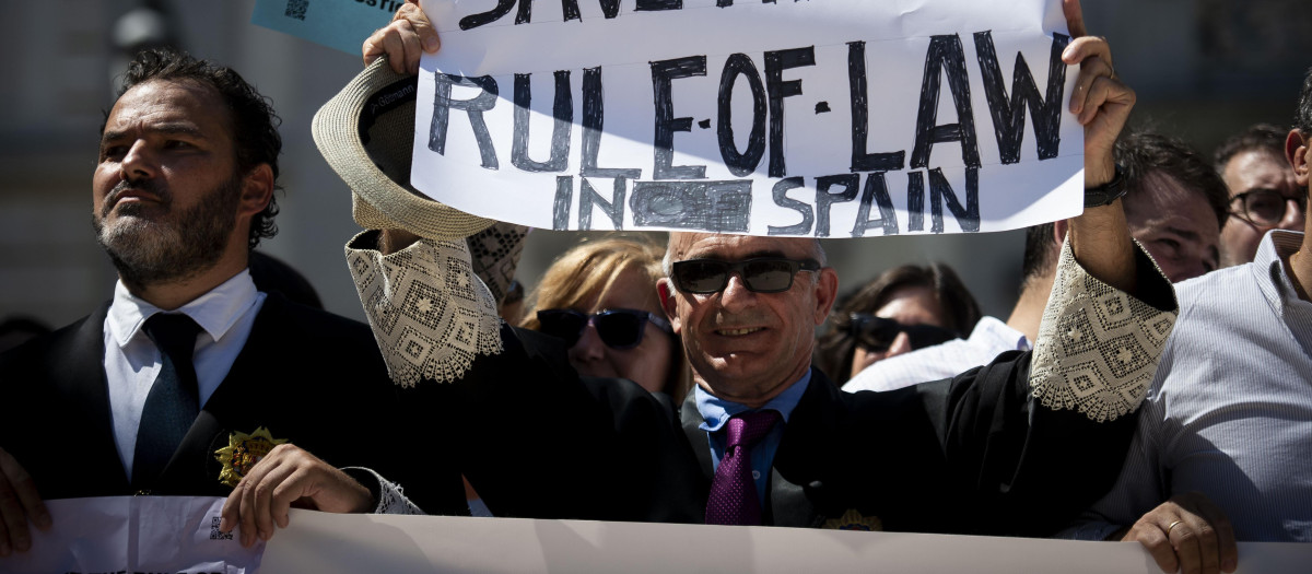 Declaraciones de jueces y fiscales en la multitudinaria protesta contra el Gobierno