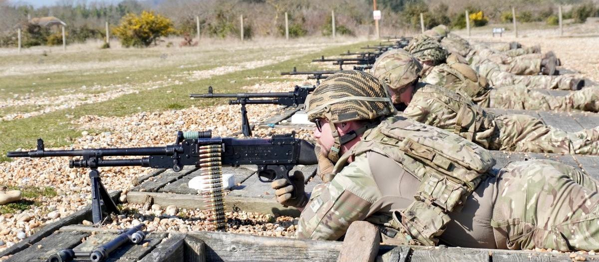El Real Regimiento de Gibraltar se adiestró durante seis semanas en Inglaterra el pasado mes de abril