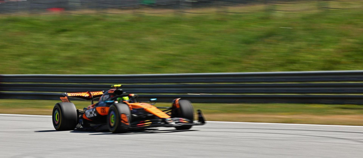 Lando Norris en el Gran Premio de Austria