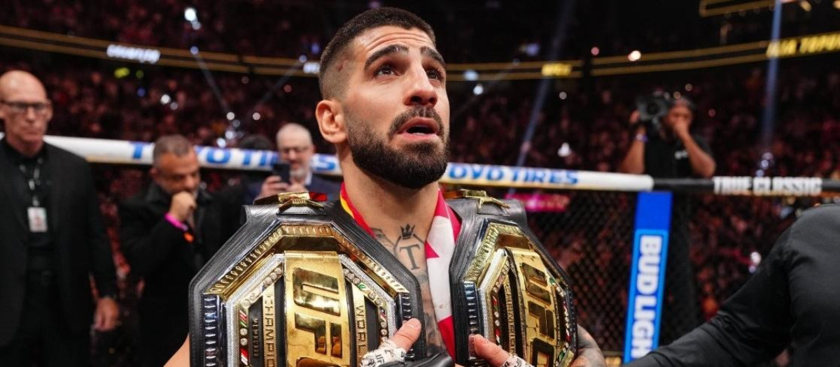 Ilia Topuria se convirtió en campeón del peso ligero tras vencer a Charles Oliveira
