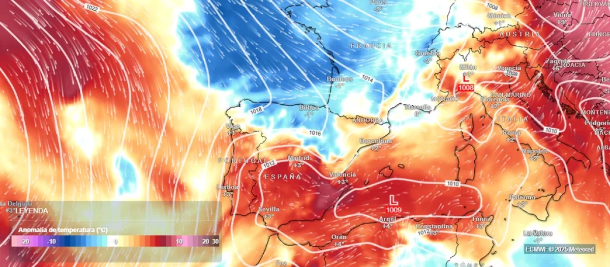 El aire polar irrumpirá en el norte entre finales de esta semana y comienzos de la próxima