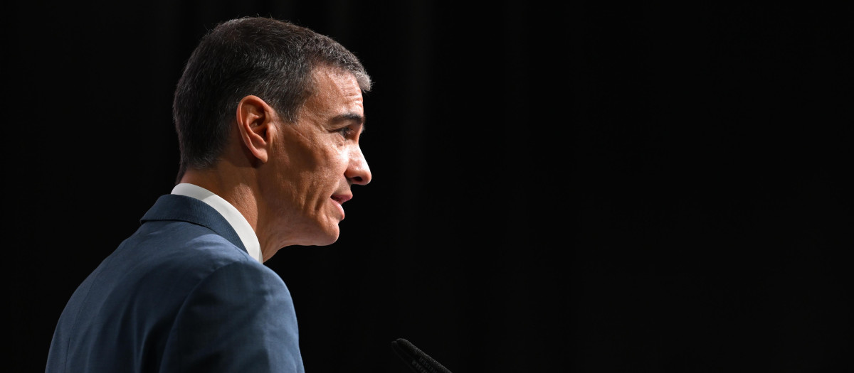 Pedro Sánchez, este martes en la cumbre de la ONU en Sevilla