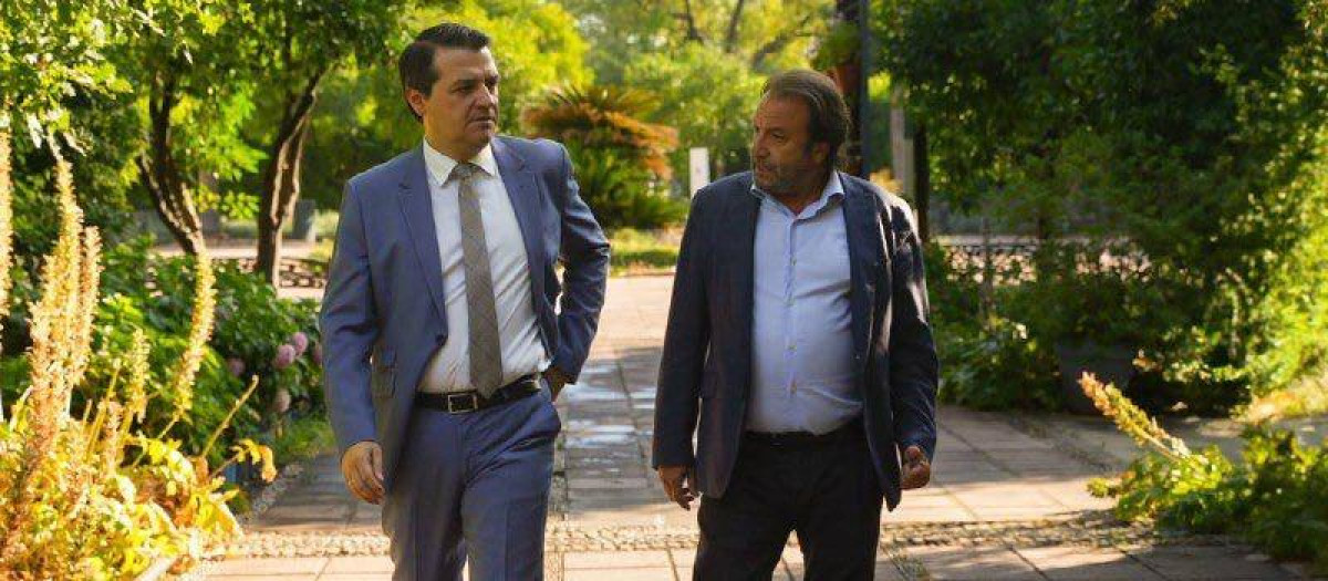 José María Bellido y Daniel García-Ibarrola, en el Jardín Botánico de Córdoba