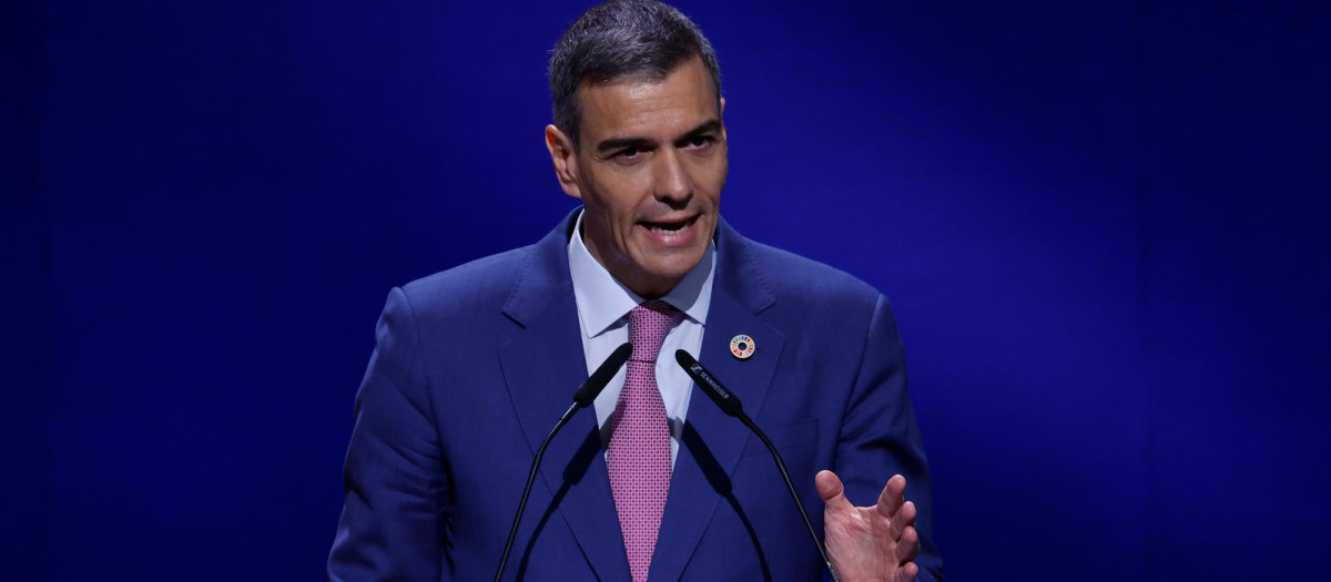 El presidente del Gobierno, Pedro Sánchez