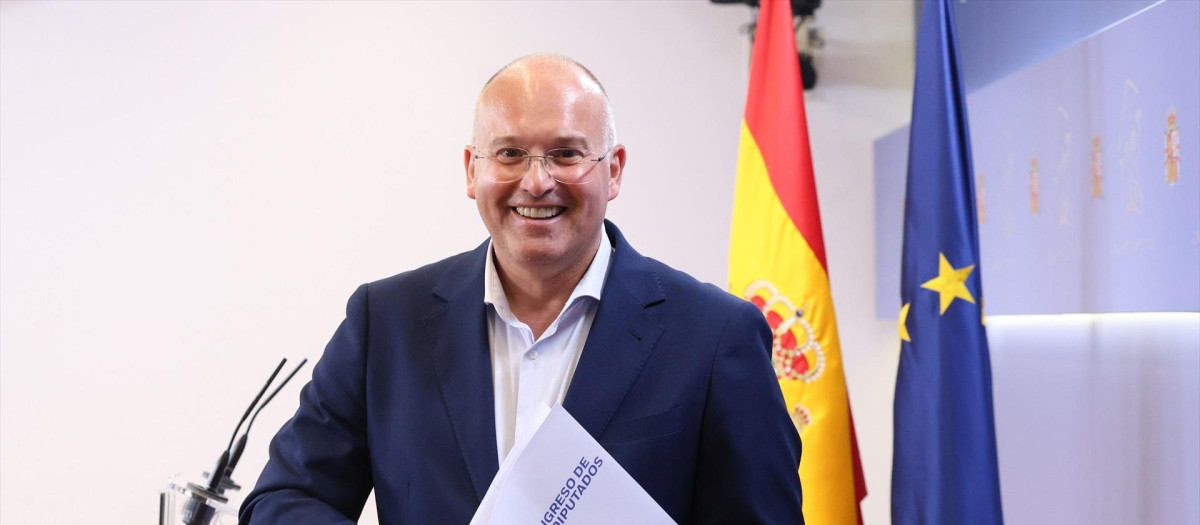 El portavoz del PP en el Congreso, Miguel Tellado