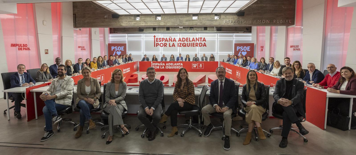 La actual Ejecutiva del PSOE