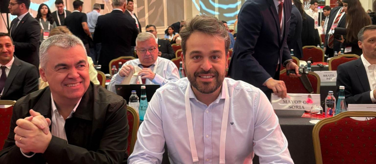 Santos Cerdán y Juanfran Serrano, a finales de mayo en Estambul