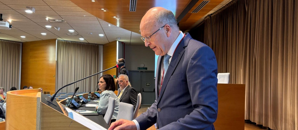 El presidente del TJUE, Koen Lenaerts, en la UAB este viernes