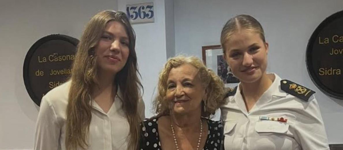 La Princesa de Asturias y la Infanta Sofía