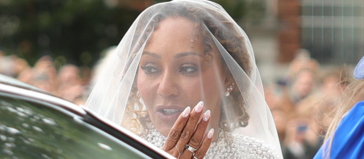 05 July 2025, United Kingdom, London: Spice Girl Melanie Brown, also known as Mel B, arrives for her wedding to hairdresser Rory McPhee at St Paul's Cathedral in London. Photo: Toby Shepheard/PA Wire/dpa
05/7/2025 ONLY FOR USE IN SPAIN