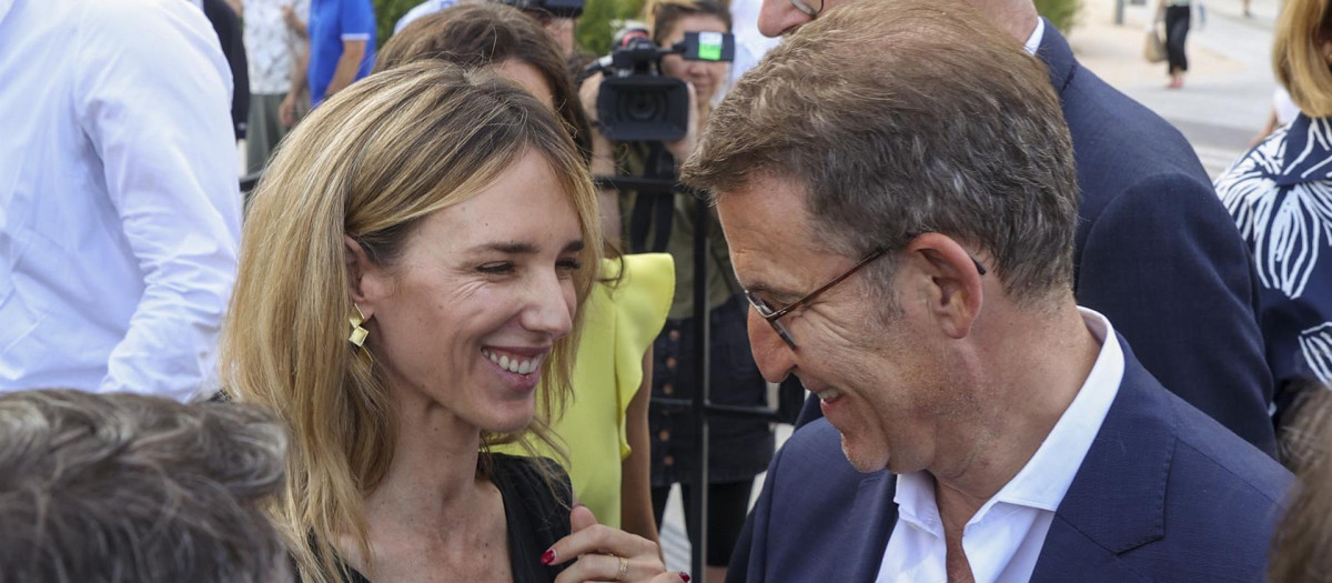 Cayetana Álvarez de Toledo y Alberto Núñez Feijóo