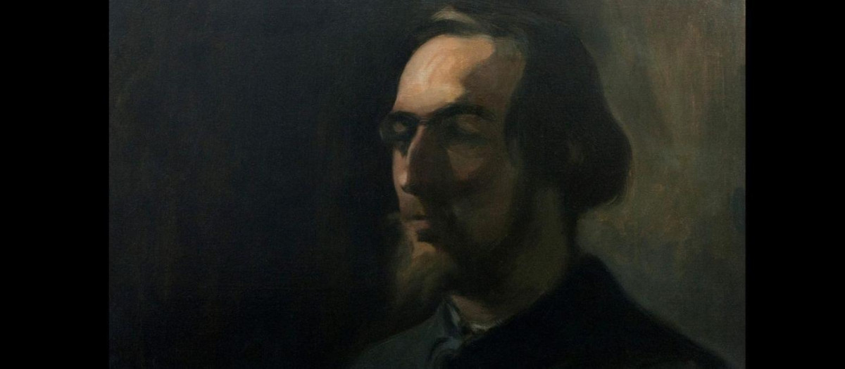 Retrato de Erik Satie, pintura de Ignacio Zuloaga