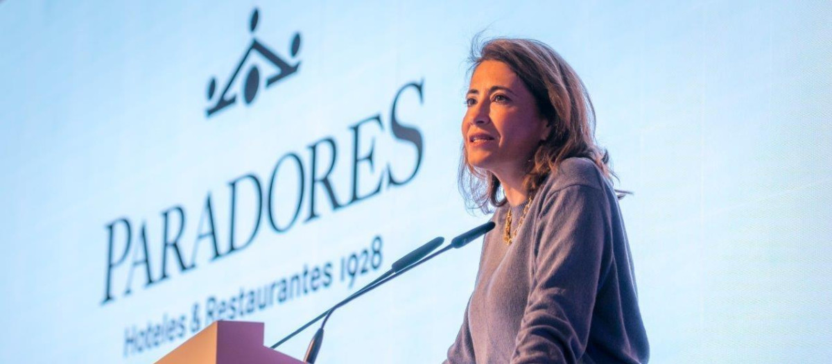 La presidenta de Paradores, Raquel Sánchez
