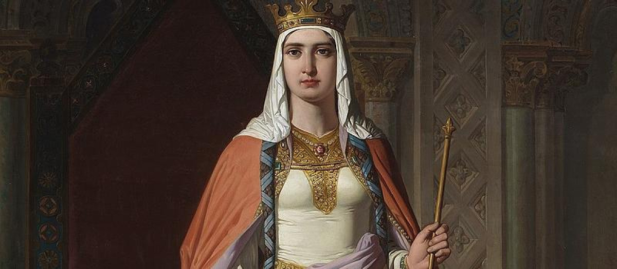 Urraca I de León, pintada por Carlos Múgica y Pérez en 1857. Actualmente, en el Congreso de los Diputados