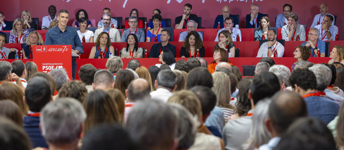 La reunión del Comité Federal del PSOE del sábado