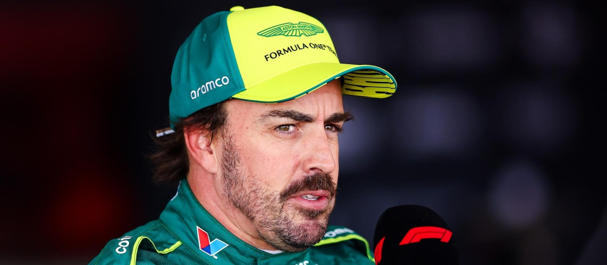Fernando Alonso, durante el Gran Premio de Gran Bretaña