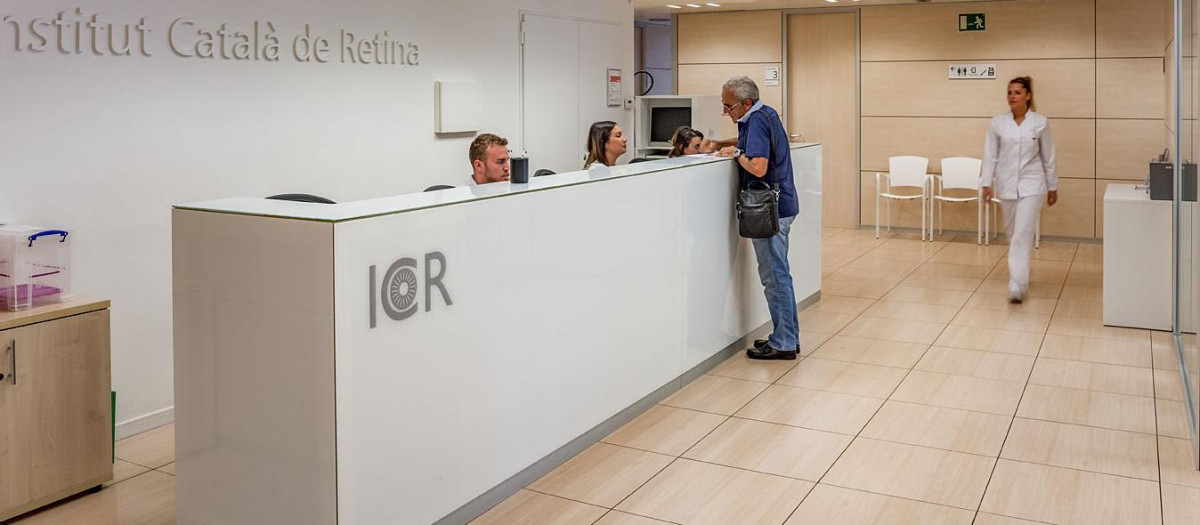 Interior de una clínica del Institut Català de Retina