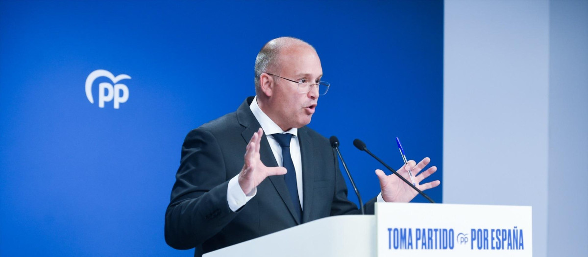 El nuevo secretario general del PP, Miguel Tellado