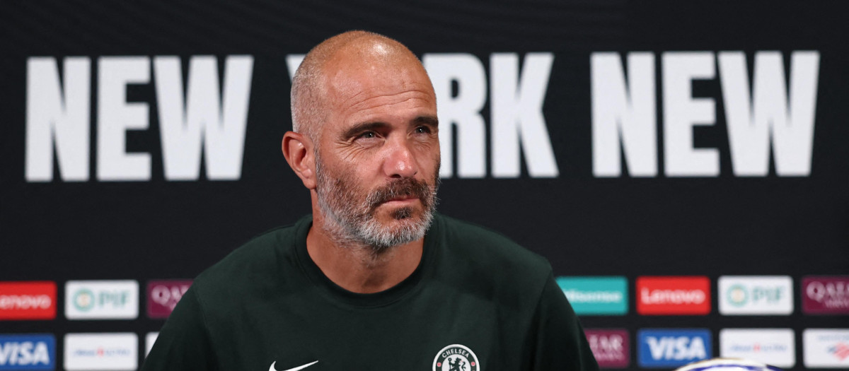 Enzo Maresca, durante la rueda de prensa previa al Chelsea vs Fluminense
