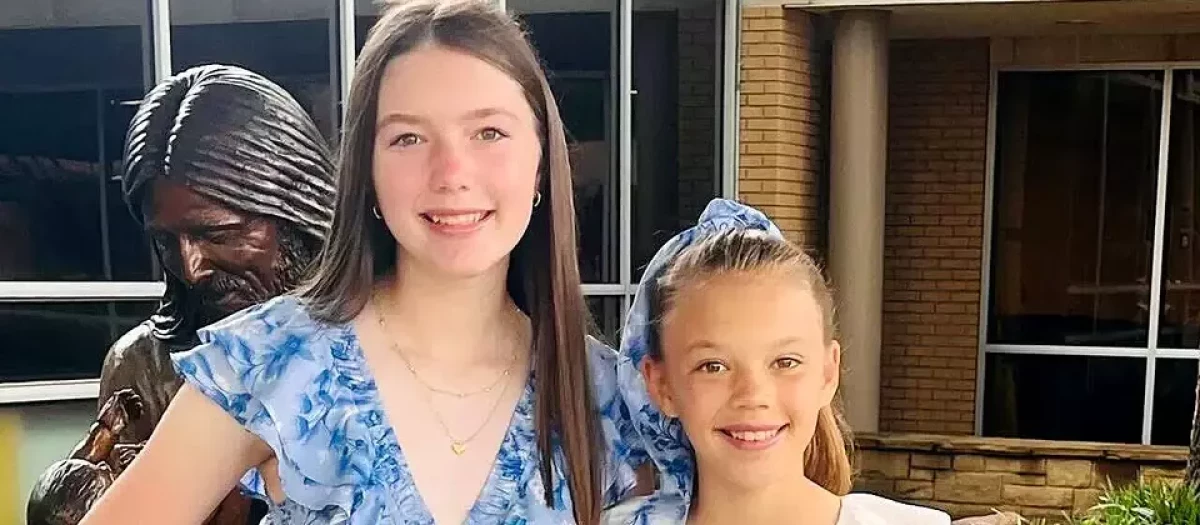 Las dos hermanas Harber, fallecidas en las inundaciones de Texas