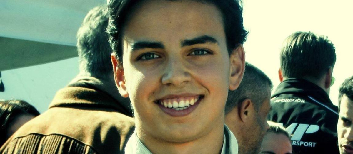 Antolín González, joven piloto de F-1 que ha matado a su padre en Aranda de Duero, Burgos