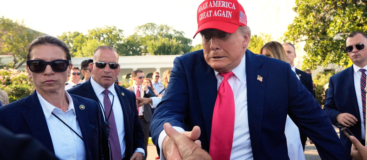 El presidente estadounidense, Donald Trump