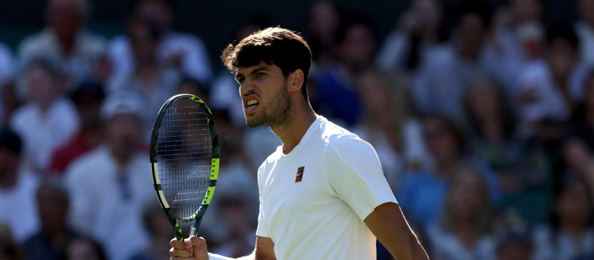 Carlos Alcaraz se clasificó para las semifinales de Wimbledon