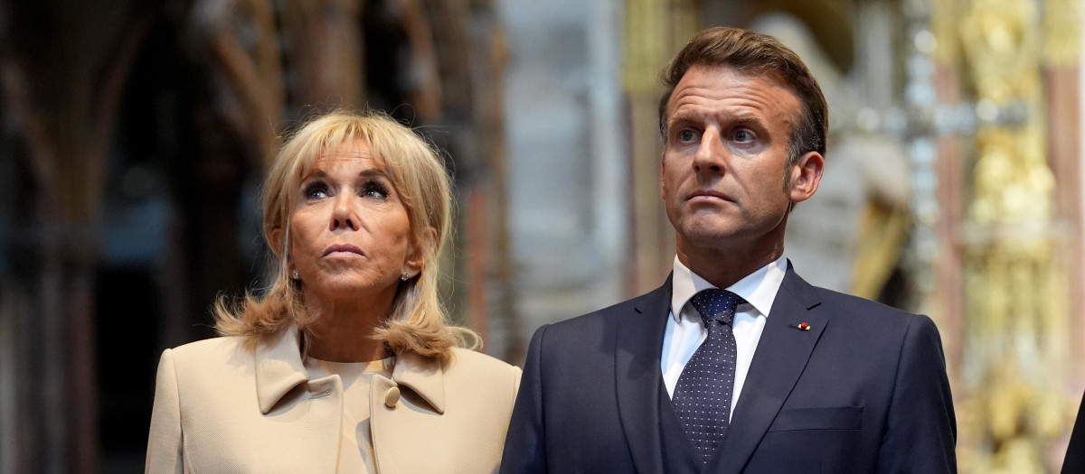 Emmanuel Macron y Brigitte Macron, en una imagen de archivo
