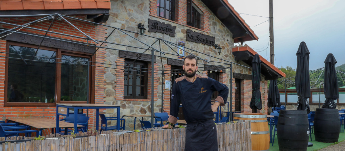 El chef Rubén Álvarez, del restaurante Nueva Santuca, en Santillana del Mar