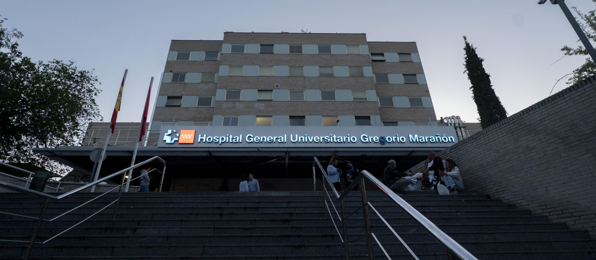 Entrada del Hospital General Gregorio Marañón