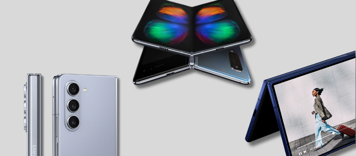 Los móviles plegables son cada vez más finos