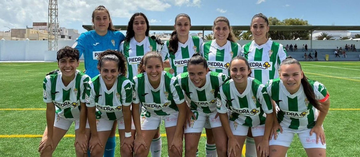 Once inicial de uno de los partidos del Córdoba Femenino de la pasada temporada