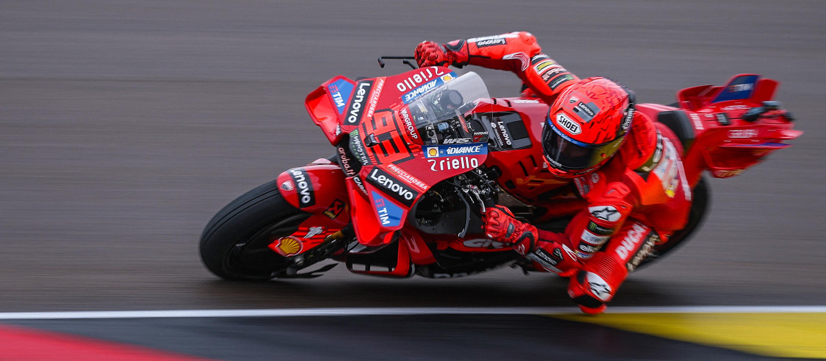 Marc Márquez consiguió la pole en el GP de Alemania