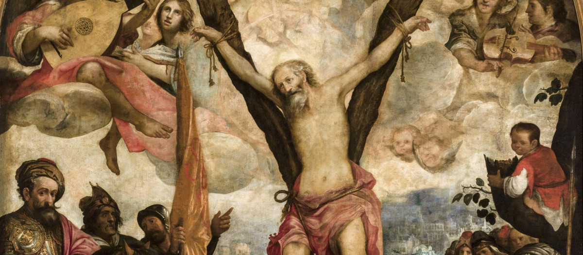 Detalle del 'Martirio de San Andrés', de Juan de Roellas