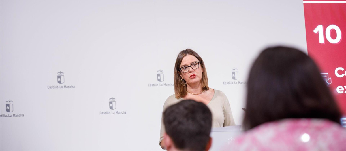 La consejera Portavoz del Gobierno de Castilla-La Mancha, Esther Padilla