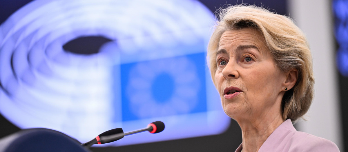 La presidenta de la Comisión Europea, Ursula von der Leyen