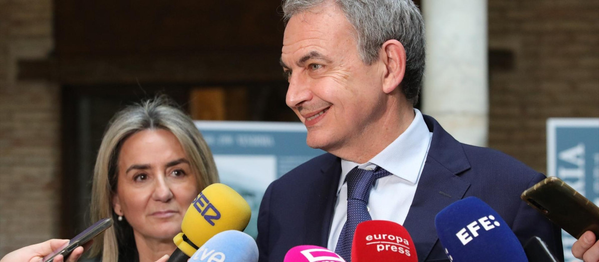 (Foto de ARCHIVO)
El ex presidente del Gobierno, José Luis Rodríguez Zapatero, atiende a los medios en Toledo junto a la delegada del Gobierno en Castilla-La Mancha, Milagros Tolón.
EUROPA PRESS
07/3/2025