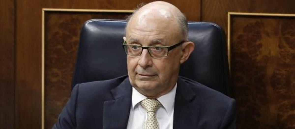 Cristóbal Montoro durante su etapa como diputado en el Congreso