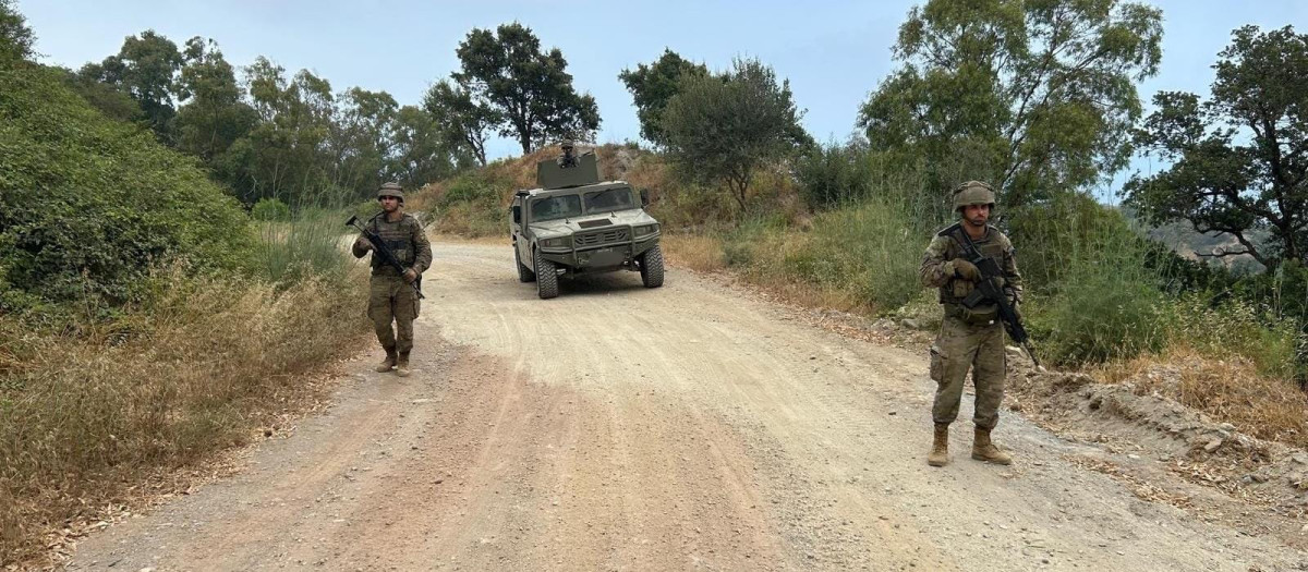 En el marco de las Operaciones de Presencia, Vigilancia y Disuasión, el Grupo Táctico Ceuta realiza patrullas