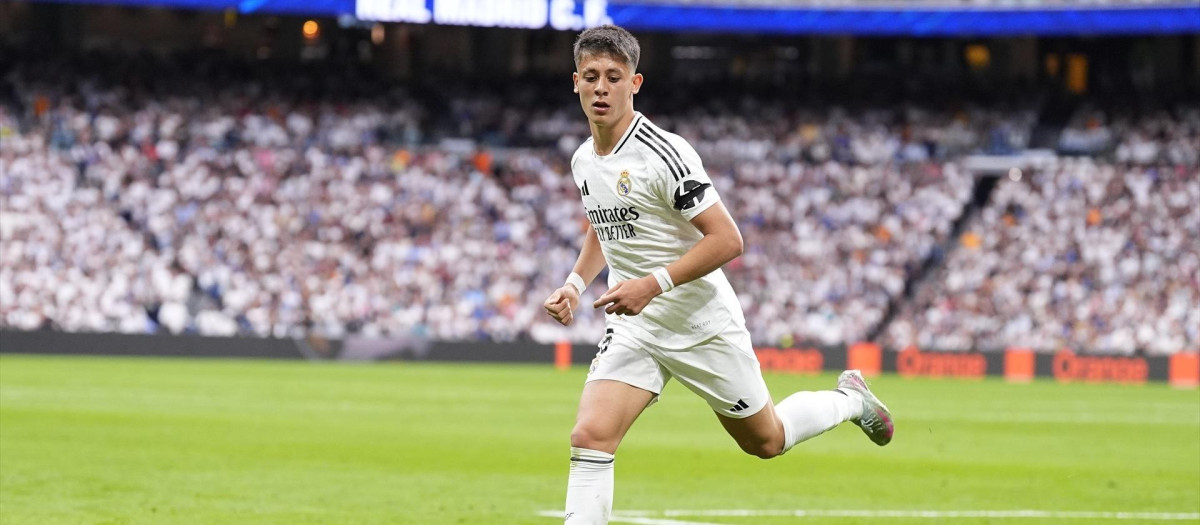 Arda Güler, en un partido la temporada pasada