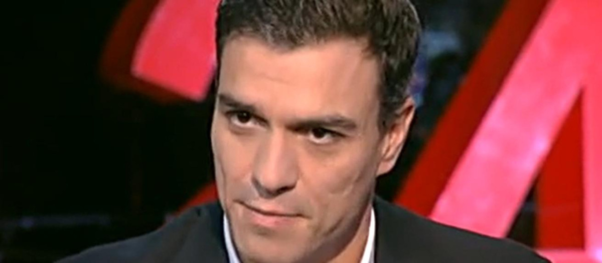 Pedro Sánchez, en su entrevista en La Noche en 24 Horas en 2014