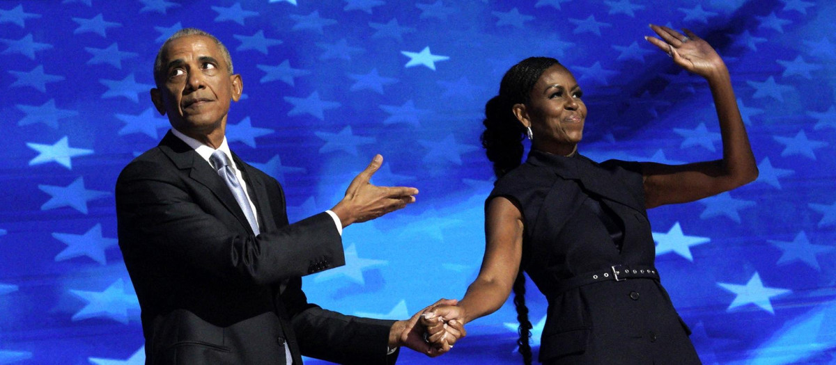 Barack Obama y  Michelle Obama  en  2024.