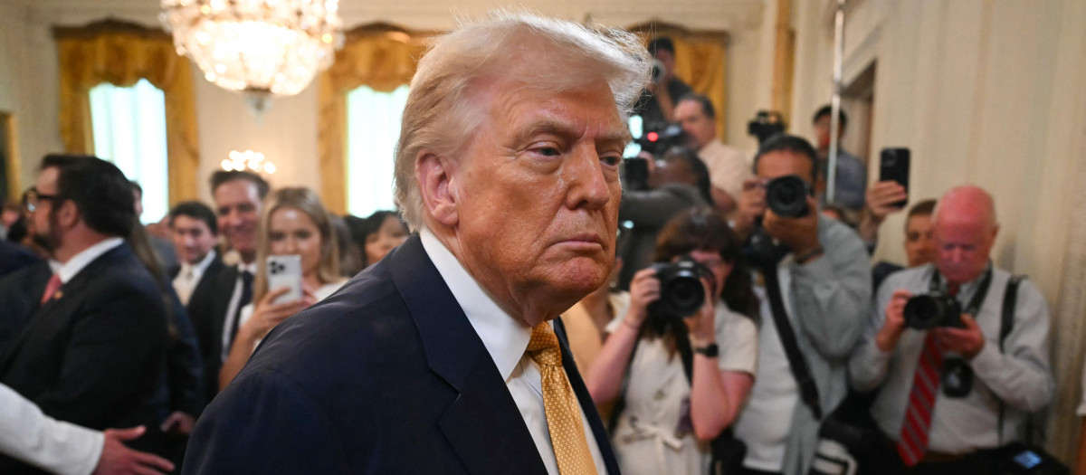 El presidente de Estados Unidos, Donald Trump, en la Casa Blanca