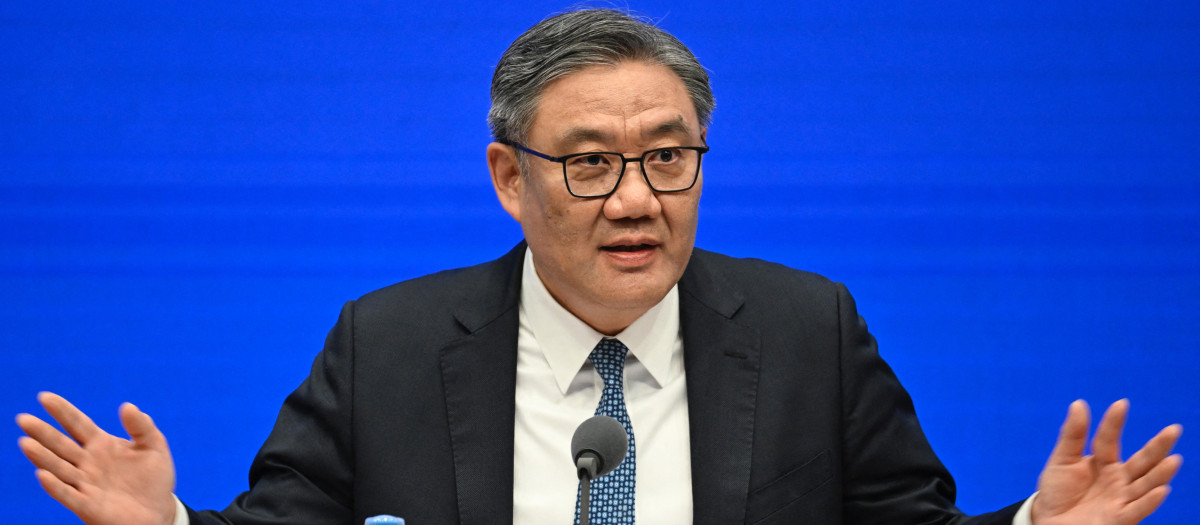 El ministro chino de Comercio, Wang Wentao, en Pekín