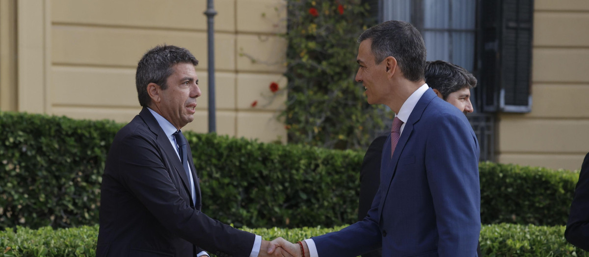 Imagen de archivo de Carlos Mazón y Pedro Sánchez